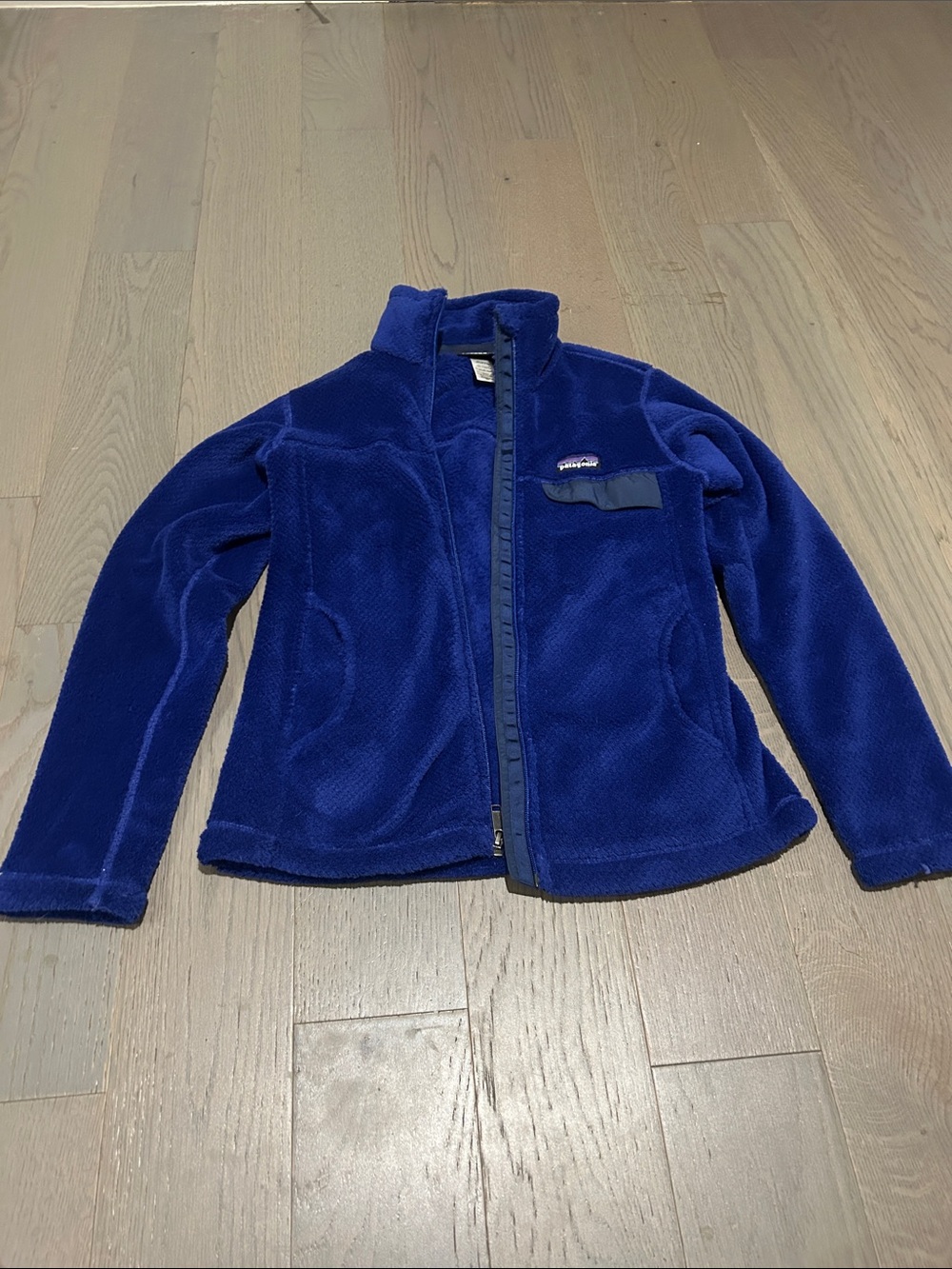 Patagonia Kids Royal Blue Fleece Jacket